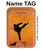 S3024 Kung Fu Karate Fighter Magnetic Card Holder Wallet Stand with MagSafe for iPhone 16 15 14 13 Pro Max