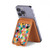 S3049 Triangles Vibrant Colors Magnetic Card Holder Wallet Stand with MagSafe for iPhone 16 15 14 13 Pro Max