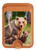 S3558 Bear Family Magnetic Card Holder Wallet Stand with MagSafe for iPhone 16 15 14 13 Pro Max