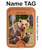 S3558 Bear Family Magnetic Card Holder Wallet Stand with MagSafe for iPhone 16 15 14 13 Pro Max