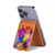 S3677 Colorful Brick Mosaics Magnetic Card Holder Wallet Stand with MagSafe for iPhone 16 15 14 13 Pro Max