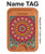 S3694 Hippie Art Pattern Magnetic Card Holder Wallet Stand with MagSafe for iPhone 16 15 14 13 Pro Max