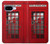 S0058 British Red Telephone Box Hülle Schutzhülle Taschen für Google Pixel 9a