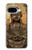 S0344 Buddha Rock Carving Hülle Schutzhülle Taschen für Google Pixel 9a