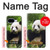 S1073 Panda Enjoy Eating Hülle Schutzhülle Taschen für Google Pixel 9a