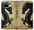 S1482 Black Dragon Painting Hülle Schutzhülle Taschen für Google Pixel 9a