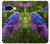 S1565 Bluebird of Happiness Blue Bird Hülle Schutzhülle Taschen für Google Pixel 9a