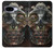 S1685 Steampunk Skull Head Hülle Schutzhülle Taschen für Google Pixel 9a