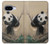 S2210 Panda Fluffy Art Painting Hülle Schutzhülle Taschen für Google Pixel 9a
