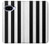 S2297 Black and White Vertical Stripes Hülle Schutzhülle Taschen für Google Pixel 9a