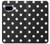 S2299 Black Polka Dots Hülle Schutzhülle Taschen für Google Pixel 9a