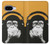S2324 Funny Monkey with Headphone Pop Music Hülle Schutzhülle Taschen für Google Pixel 9a