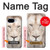 S2399 White Lion Face Hülle Schutzhülle Taschen für Google Pixel 9a