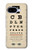 S2502 Eye Exam Chart Decorative Decoupage Poster Hülle Schutzhülle Taschen für Google Pixel 9a