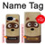 S2825 Cute Cartoon Raccoon Hülle Schutzhülle Taschen für Google Pixel 9a