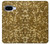 S3388 Gold Glitter Graphic Print Hülle Schutzhülle Taschen für Google Pixel 9a