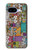 S3879 Retro Music Doodle Hülle Schutzhülle Taschen für Google Pixel 9a