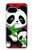 S3929 Cute Panda Eating Bamboo Hülle Schutzhülle Taschen für Google Pixel 9a
