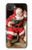 S1417 Santa Claus Merry Xmas Hülle Schutzhülle Taschen für iPhone 16e, 17e