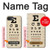 S2502 Eye Exam Chart Decorative Decoupage Poster Hülle Schutzhülle Taschen für iPhone 16e