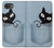S2641 Pocket Black Cat Hülle Schutzhülle Taschen für iPhone 16e