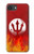 S2803 Fire Red Devil Spear Symbol Hülle Schutzhülle Taschen für iPhone 16e, 17e