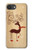 S3081 Wooden Raindeer Graphic Printed Hülle Schutzhülle Taschen für iPhone 16e, 17e