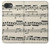 S3082 Music Sheet Hülle Schutzhülle Taschen für iPhone 16e, 17e