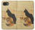 S3229 Vintage Cat Poster Hülle Schutzhülle Taschen für iPhone 16e, 17e