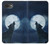 S3693 Grim White Wolf Full Moon Hülle Schutzhülle Taschen für iPhone 16e