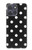 S2299 Black Polka Dots Hülle Schutzhülle Taschen für Motorola Moto G Power (2025,2026)