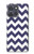 S2345 Navy Blue Shavron Zig Zag Pattern Hülle Schutzhülle Taschen für Motorola Moto G Power (2025)