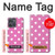 S2358 Pink Polka Dots Hülle Schutzhülle Taschen für Motorola Moto G Power (2025)