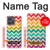 S2362 Rainbow Colorful Shavron Zig Zag Pattern Hülle Schutzhülle Taschen für Motorola Moto G Power (2025)
