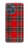 S2374 Tartan Red Pattern Hülle Schutzhülle Taschen für Motorola Moto G Power (2025)