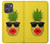 S2443 Funny Pineapple Sunglasses Kiss Hülle Schutzhülle Taschen für Motorola Moto G Power (2025,2026)