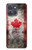 S2490 Canada Maple Leaf Flag Texture Hülle Schutzhülle Taschen für Motorola Moto G Power (2025)