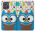 S2521 Cute Nerd Owl Cartoon Hülle Schutzhülle Taschen für Motorola Moto G Power (2025)