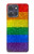 S2683 Rainbow LGBT Pride Flag Hülle Schutzhülle Taschen für Motorola Moto G Power (2025)
