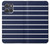 S2767 Navy White Striped Hülle Schutzhülle Taschen für Motorola Moto G Power (2025)