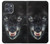 S2823 Black Wolf Blue Eyes Face Hülle Schutzhülle Taschen für Motorola Moto G Power (2025,2026)