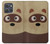 S2825 Cute Cartoon Raccoon Hülle Schutzhülle Taschen für Motorola Moto G Power (2025)