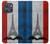 S2859 Vintage France Flag Eiffel Tower Hülle Schutzhülle Taschen für Motorola Moto G Power (2025,2026)