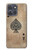 S2928 Vintage Spades Ace Card Hülle Schutzhülle Taschen für Motorola Moto G Power (2025)