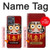 S3023 Japan Good Luck Daruma Doll Hülle Schutzhülle Taschen für Motorola Moto G Power (2025)