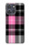 S3091 Pink Plaid Pattern Hülle Schutzhülle Taschen für Motorola Moto G Power (2025,2026)