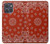 S3355 Bandana Red Pattern Hülle Schutzhülle Taschen für Motorola Moto G Power (2025)