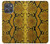 S3365 Yellow Python Skin Graphic Print Hülle Schutzhülle Taschen für Motorola Moto G Power (2025)