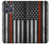 S3472 Firefighter Thin Red Line Flag Hülle Schutzhülle Taschen für Motorola Moto G Power (2025,2026)