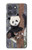 S3793 Cute Baby Panda Snow Painting Hülle Schutzhülle Taschen für Motorola Moto G Power (2025)